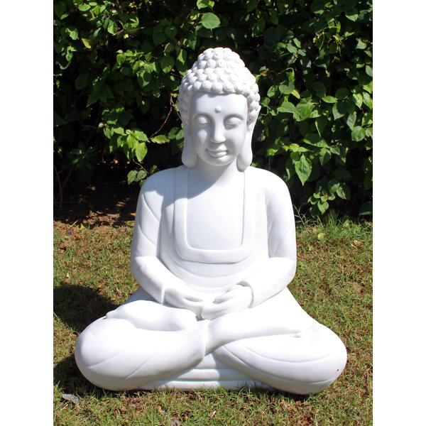 ENIGMA Meditating Buddha Marble Medium Wayfair.co.uk